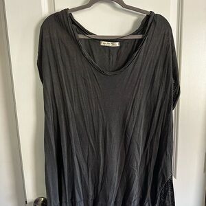 We The Free Charcoal Tunic Top